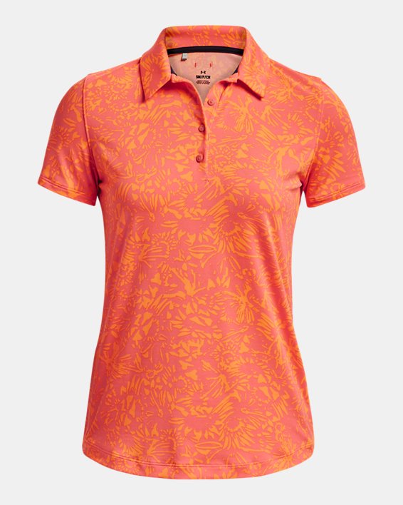 UA Playoff Poloshirt mit Aufdruck für Damen, Pink, pdpMainDesktop image number 4